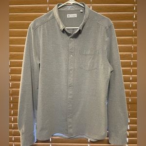 7 diamonds stretch button down - untucked fit